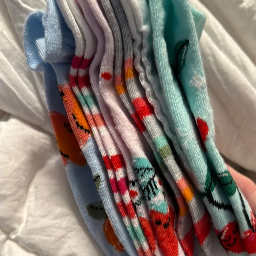 6 pairs Various colors of FRUIT Pattern Low Cut Socks -so cute!